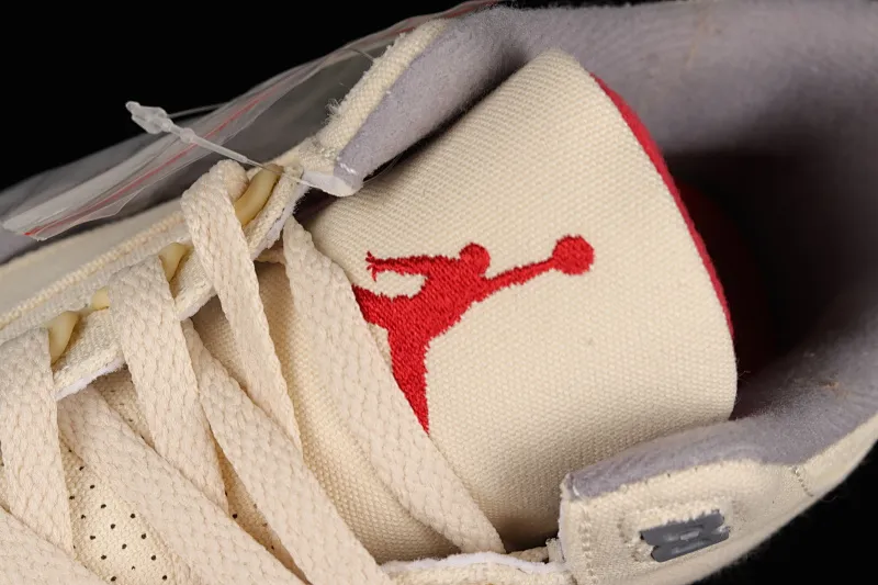 All categories Air Jordan Jordan series basketball shoes Air Jordan 3 cost-effective version Air Jordan 3 "Muslin" AJ3 Joe 3 cement gray canvas basketball shoes DH7139-100